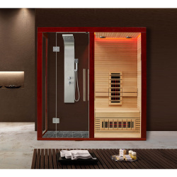 Инфракрасная сауна Mexda WS-1810 красный кедр 2000*1000*2100